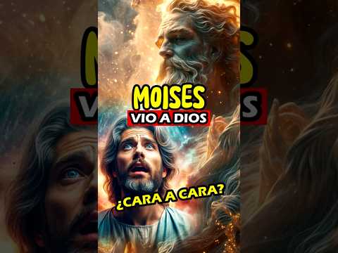 ¿Moisés VIO A DIOS cara a cara? #shorts #dios #jesus #biblia