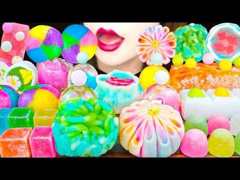 【ASMR】WAGASHI🌸🌸MUKBANG 먹방 食べる音 EATING SOUNDS NO TALKING