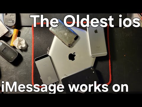 What is the oldest ios version iMessage works on?