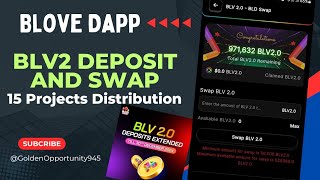 All update BLV2 Staking | How to swap BLV2 Blove Dapp| #BLD #BLV2 #crypto #blovedapp