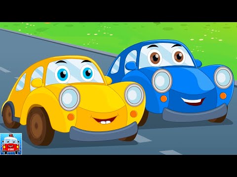 Rig a Jig Jig Vehicle Song for Kids + More Car Cartoons