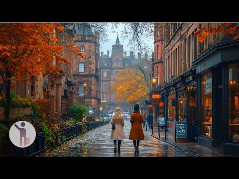 Glasgow, Scotland | Day & Night Walking Tour 4K HDR 60fps