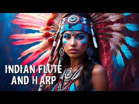 Dance of Flute and Harp / Mystic Echoes #NativeAmericanMusic #NativeAmericanFlute #HarpMusic