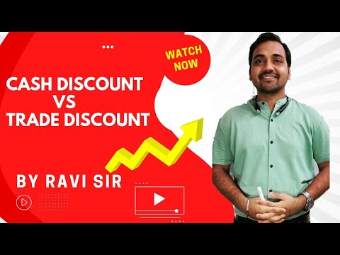 🔴Difference between Cash discount and Trade discount | Basic Accounting term class 11/ Discount type