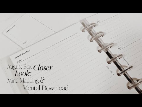 August Planning Sub Box: A Closer Look | Cloth & Paper