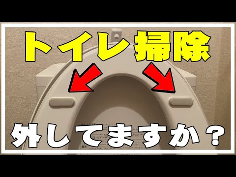 【トイレ掃除】便器裏のゴム外してますか。toto  リクシル inax 黒ずみ 臭い対策