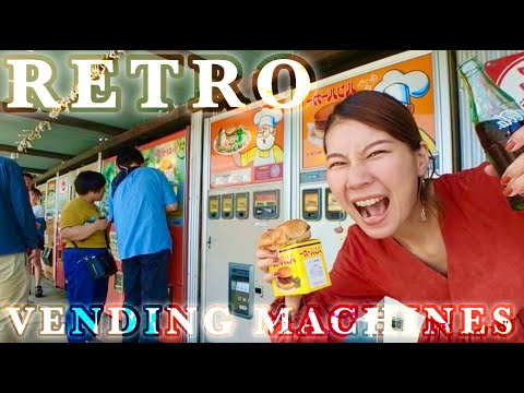 Japan🇯🇵 Retro Vending Machines Paradise in Kanagawa‼︎ #foodvendingmachine