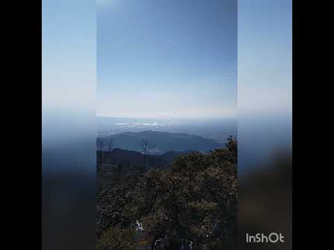 古処山山頂の景色(福岡県朝倉市)