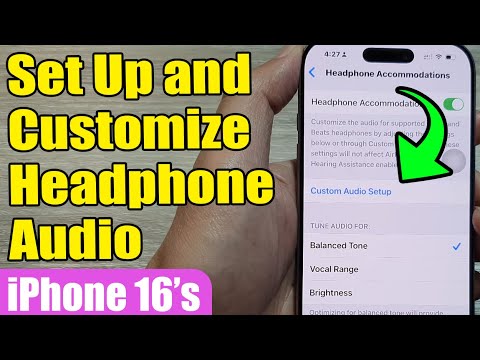 🎧 How to Set Up & Customize Headphone Audio on iPhone 16/16 Pro Max | iOS 18