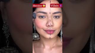 😇Heroine Vs 😈Villain Makeup Look😍 | #shorts | SUGAR⁩ Cosmetics