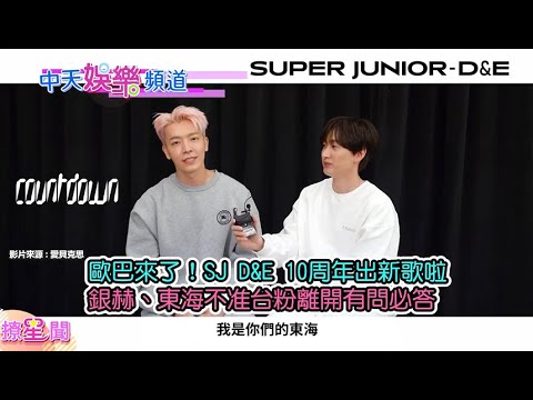 【撩星聞】歐巴來了！銀赫、東海不准台粉離開有問必答 SJ D&E 10周年出新歌啦