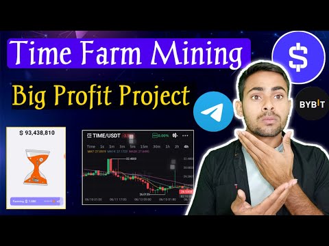 Time Farm Mining App Full Details🔥|| Second Token Farming || Best Telegram Mining App || Time Farm