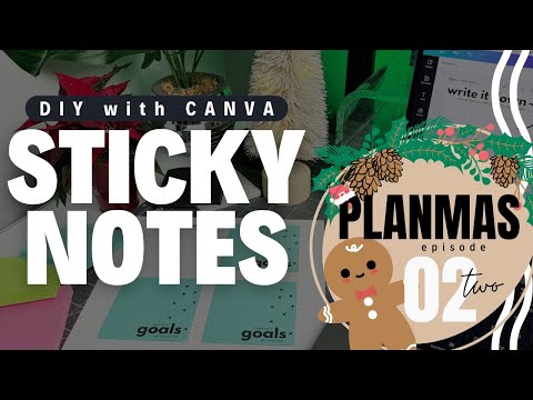 DIY Sticky Notes with Canva | PLANMAS Episode 02