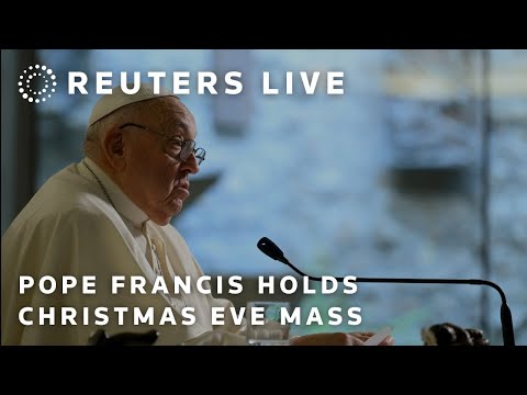 LIVE: Pope Francis holds Christmas Eve mass