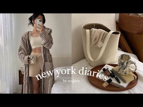 New York Vlog🗽 Productive Days | Baked Butternut Squash | Doing My Nails [Eng sub]