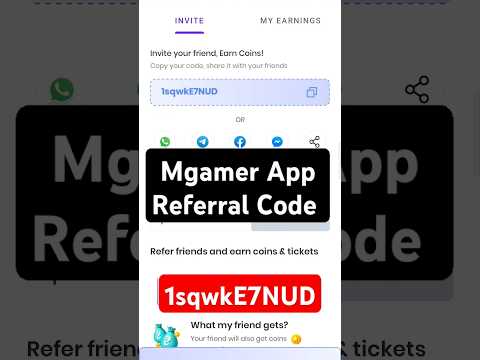 Mgamer App Referral Code 2024 | Mgamer Ka Referral Code | Mgamer Referral Code Kya Hai 🔥