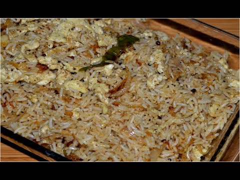 Simple Egg Fried Rice At Home | Easy Egg Fried Rice Recipe | How To Make Egg Fried Rice