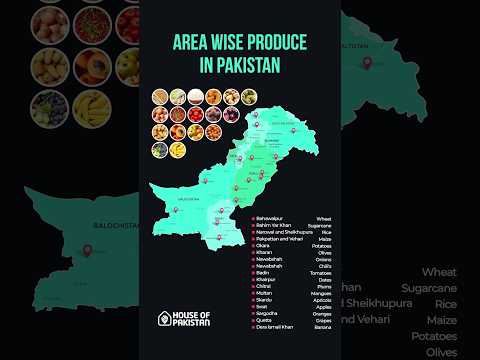 Area Wise Produce in Pakistan