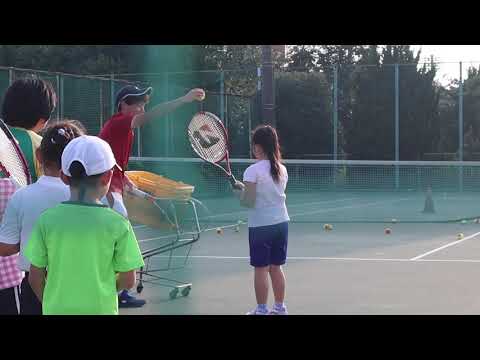 McKay's First day in Tennis Lesson