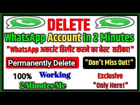 "WhatsApp Account Hamesha Ke Liye Kaise Delete Karein? | Full Guide by Chitwat Tech"