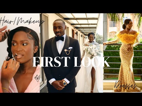 Emotional Couple's First Look || Bridal Hair and Makeup Transformation