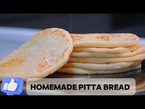 Homemade Pitta Bread Recipe | Easy Pitta Bread Or Shawarma Bread Recipe By Easy To Cook