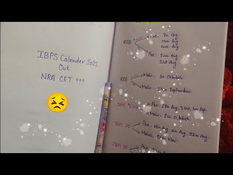 IBPS Calendar 2022-23 Out🔥//NRA CET 2022 apply hoga ya nahi//ExtraStudyBee #shorts