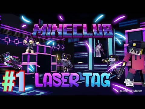 laser tag epica in 4 #minecraft