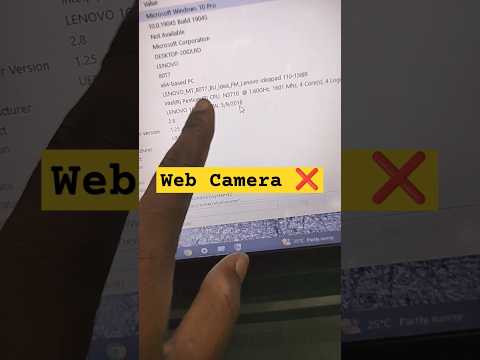 Lenovo IdeaPad 110 Series Laptop Web Camera Not Working Problem#macnitesh#keyboardtricks#2024short