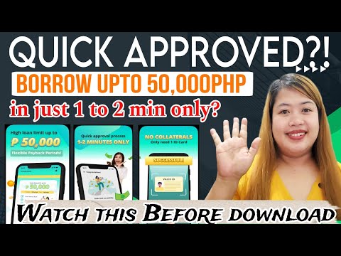 50,000PHP PWEDE HIRAMIN SA LOAN APP?! EASILY APPROVED!!? LOAN REVIEW