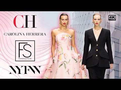 Carolina Herrera 4K Fall/Winter 2024/25 New York Fashion Week feat. Irina Shayk