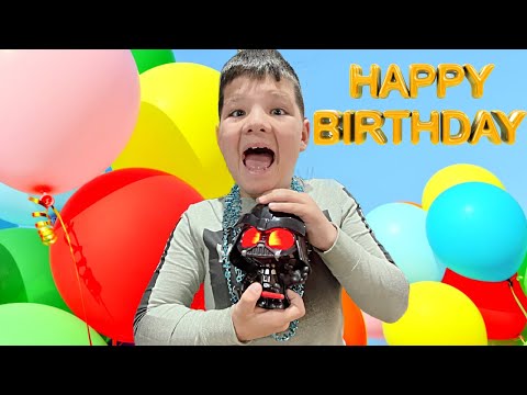 BIRTHDAY Morning Routine & DONUTS with CALEB! Surprise Birthday Present From Hasbro!