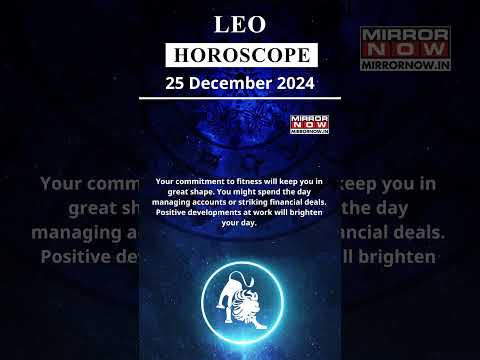 Leo Horoscope | 25 Dec Zodiac | Astrology & Prediction of the Day | #Short #Rashifal #horoscope