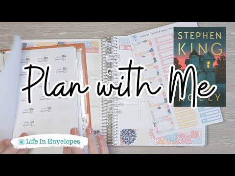 Kit Sept 323 / Plan with Me / Books to Read / Erin Condren Vertical 7 x 9 / September 2023