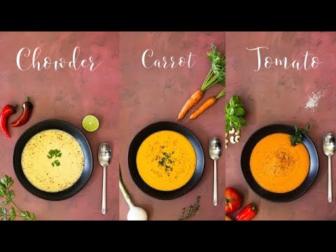 3 Really Quick, Easy & Delicious Soups 🥣 | Weight Loss Friendly!