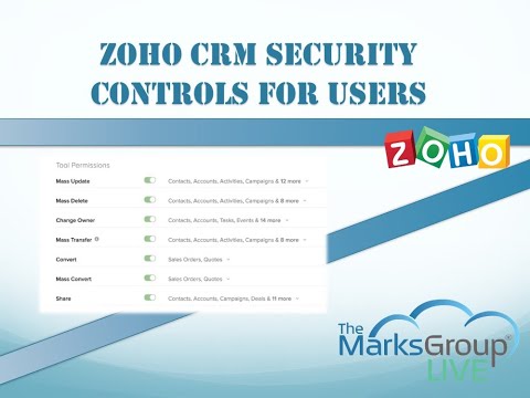 Zoho CRM Security Controls: Managing Your Users