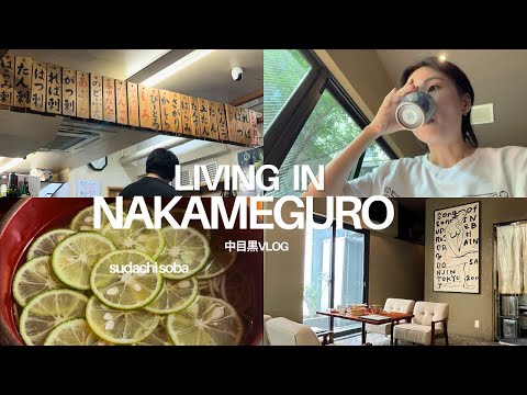 東京 中目黒 VLOG🍴 |  土山人すだちそば🍋 | daco ダコー🍩 |  ダンカレー🍛 |もつ焼 でん🍢 | 東京に住む韓国人