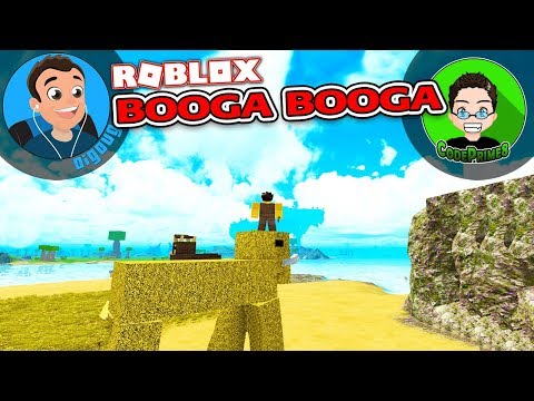 The Adventure BEGINS! Roblox Booga Booga with Codeprime8!! Ep: 1