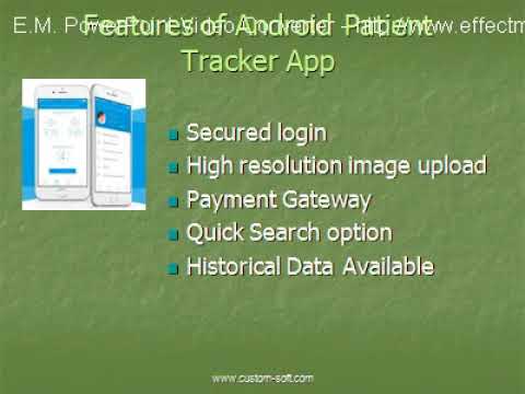 CustomSoft Android Patient Tracker