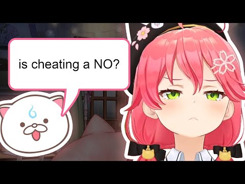 Miko's Super Cute Nod when a Mikopi Asked if they Can Cheat While She's Away【Hololive English Sub】