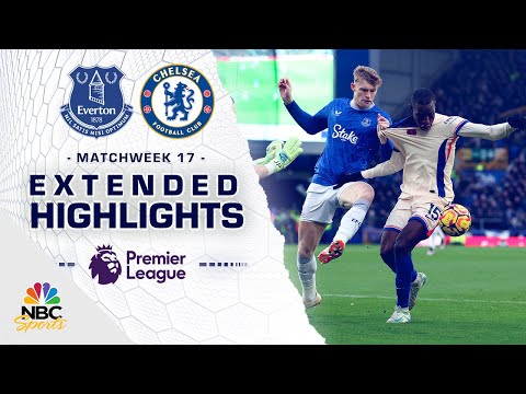 Everton v. Chelsea | PREMIER LEAGUE HIGHLIGHTS | 12/22/2024 | NBC Sports