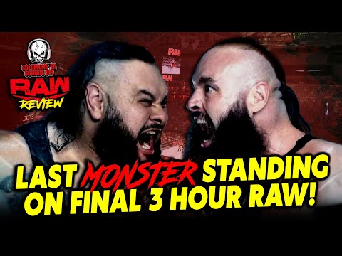 WWE Raw 9/30/24 Review | GOODBYE Three Hour Raws, LAST MONSTER STANDING With Reed & Strowman!