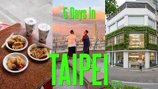 5 days in Taipei 🇹🇼 台北 (local street food, night market, new cafes) | taipei trip