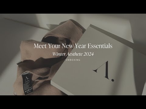 Unboxing Winter Essentials | Cloth & Paper Aesthete Box