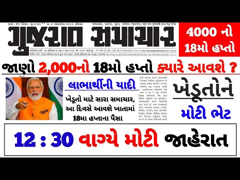 18માં હપ્તો ક્યારે આવશે ? / 4000 નો હપ્તો / Pm Kisan 2024 / #pmkissanyojona #pmkisan  / Khedut Sahay