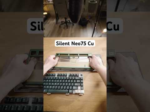 Building a silent custom keyboard for the office! Neo75 Cu build! #mechanicalkeyboard