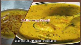 Mix Veg Kadi | Special Kadi Recipe | मिक्स वेज कड़ी | Rajasthani kadi  | food factory by priyanka