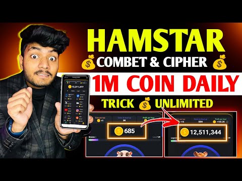 Hamster Kombat Daily Combo | Hamster Kombat Daily Cipher | Withdrawal | Hamster Kombat