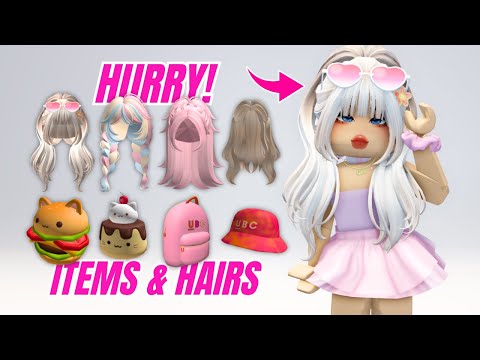 HURRY! GET FREE ITEMS AND HAIRS! 😍🥰