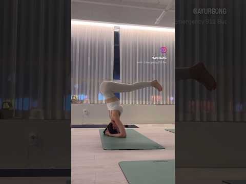 yoga sirsanana 요가 머리서기 🤍